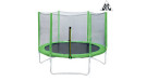 Батут DFC Trampoline Fitness 10ft наружн.сетка, св.зел. (305см)
