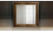 !Зеркало Фоджи 1546х1546 (Роберто,Глянцевый лак,Фреска Голд)