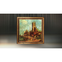 !Рама Тоскана 1450х1450 (Сильвер/Матовый лак)